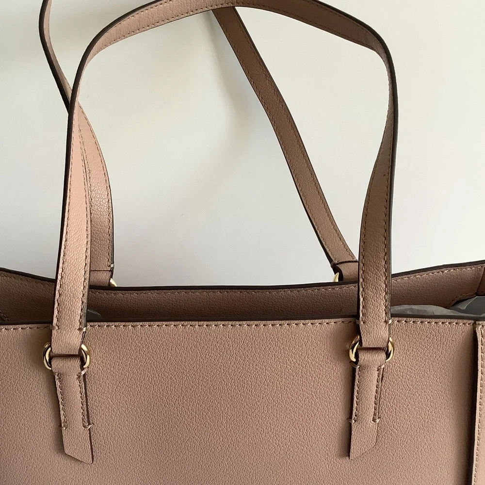Michael Kors Sylvia Fawn‎ Leather Tote Bag NWT